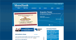 Desktop Screenshot of metronorthchamber.org